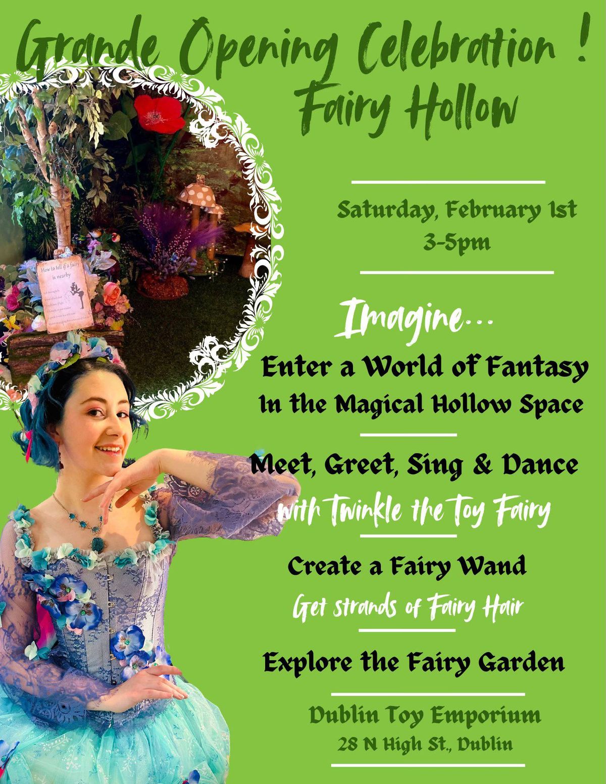 Grande Opening Celebration of Fairy Hollow!