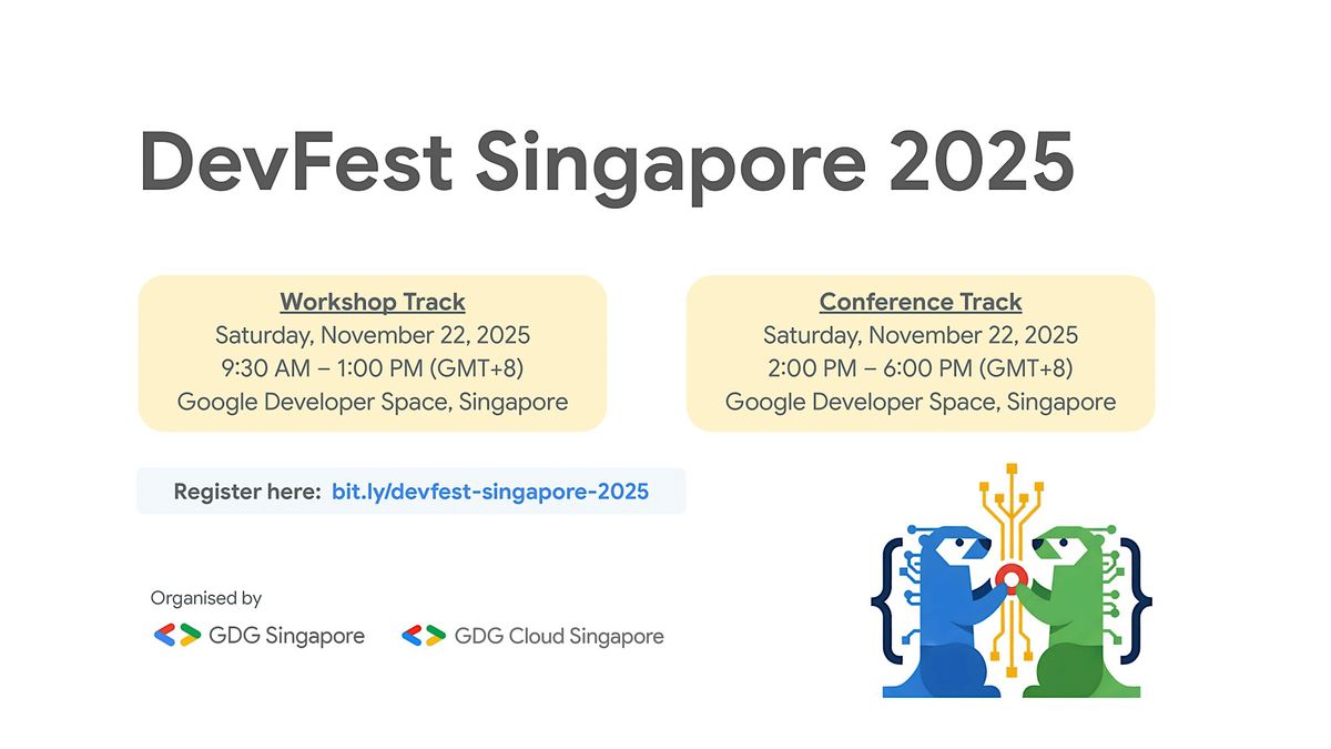 DevFest Singapore 2025 - Conference