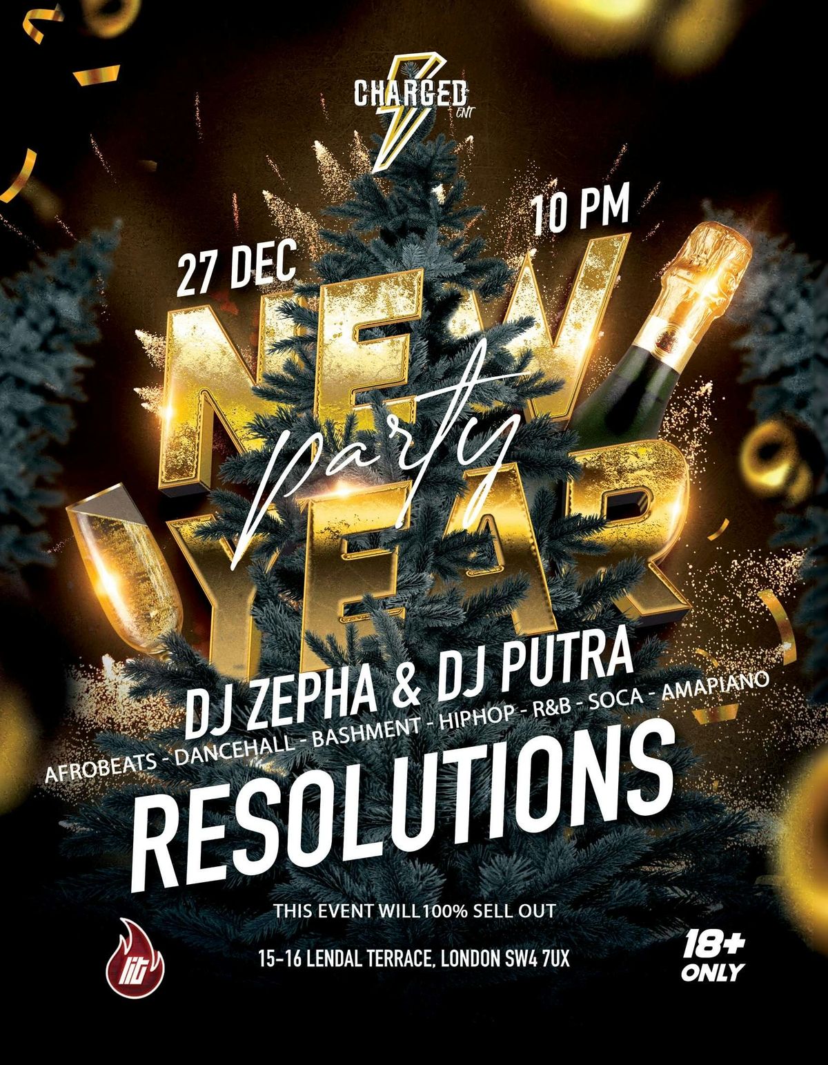 RESOLUTIONS - THE WILDEST END OF YEAR PARTY!!