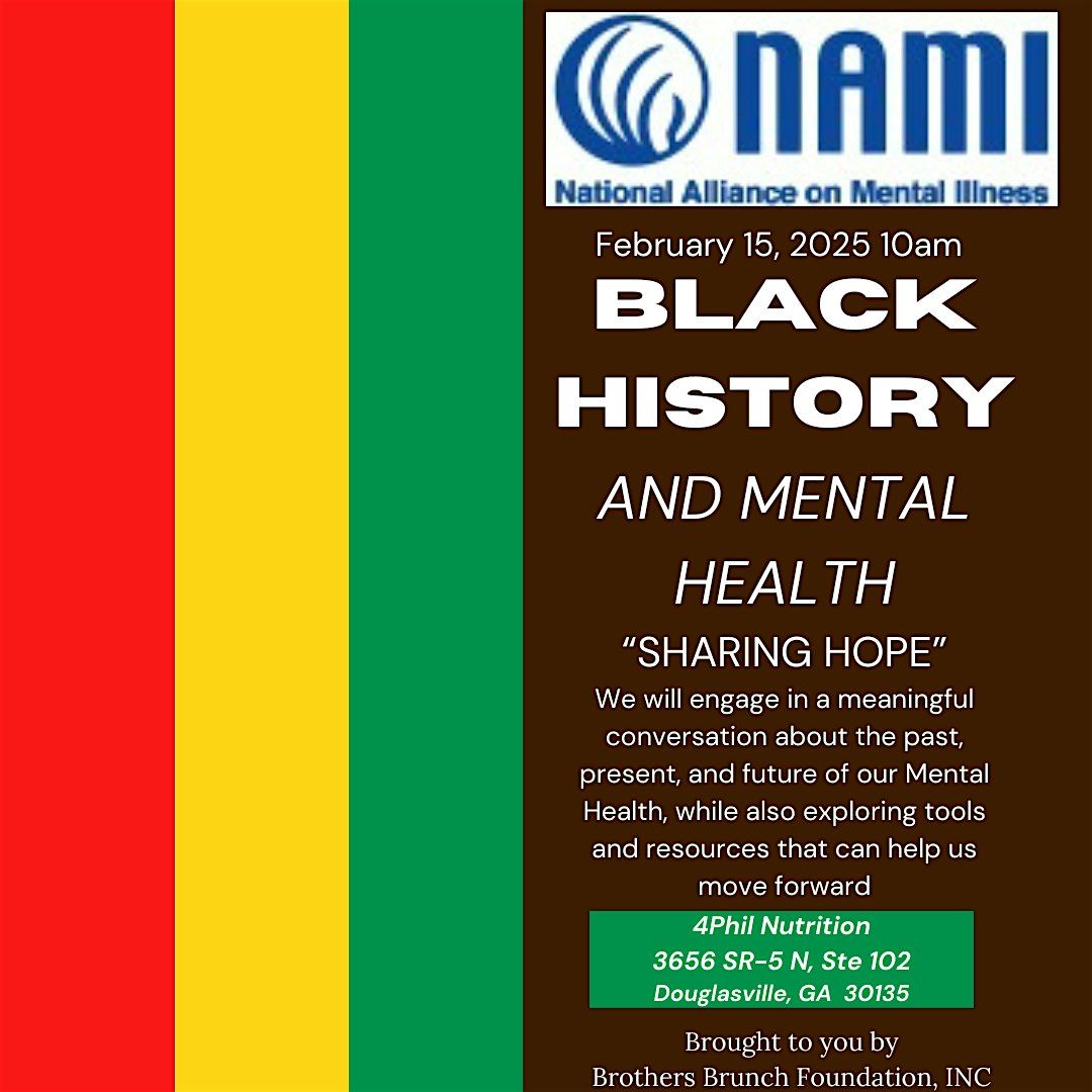 BBF Presents NAMI "Sharing Hope" for the African American Community Part 3