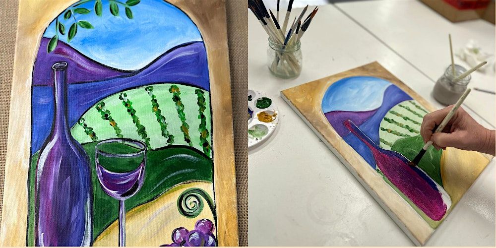 Paint and Sip Workshop - Taste of Tuscany