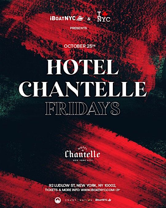 Fridays at Hotel Chantelle - Hip-Hop & R&B Rooftop Party NYC