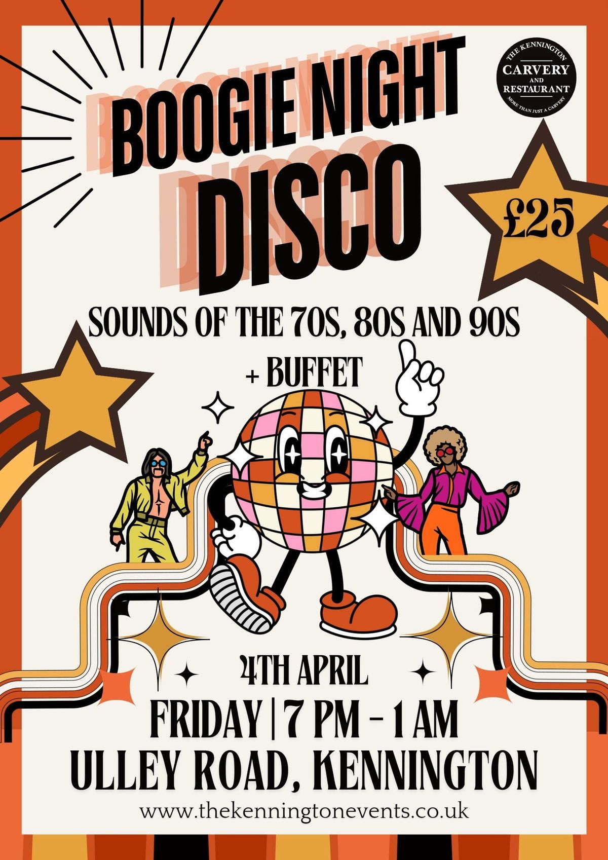 Boogie Night Disco - Sounds of the 70s, 80s and 90s