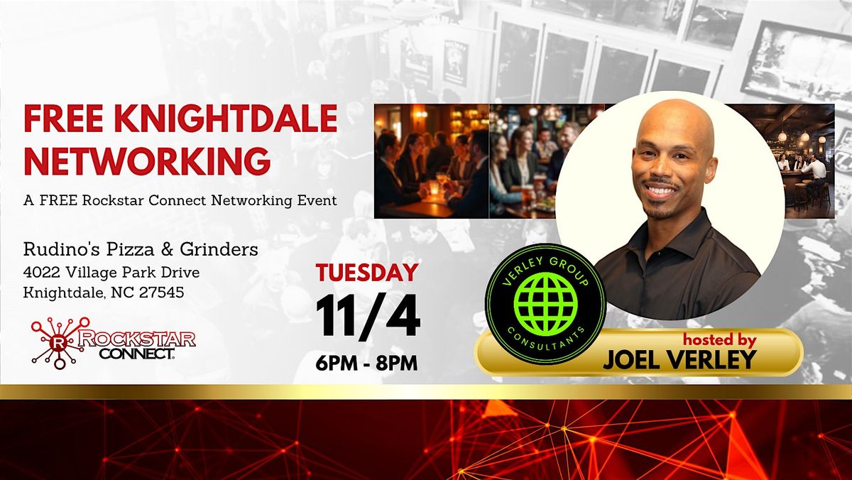 Free Knightdale Networking powered by Rockstar Connect (November)