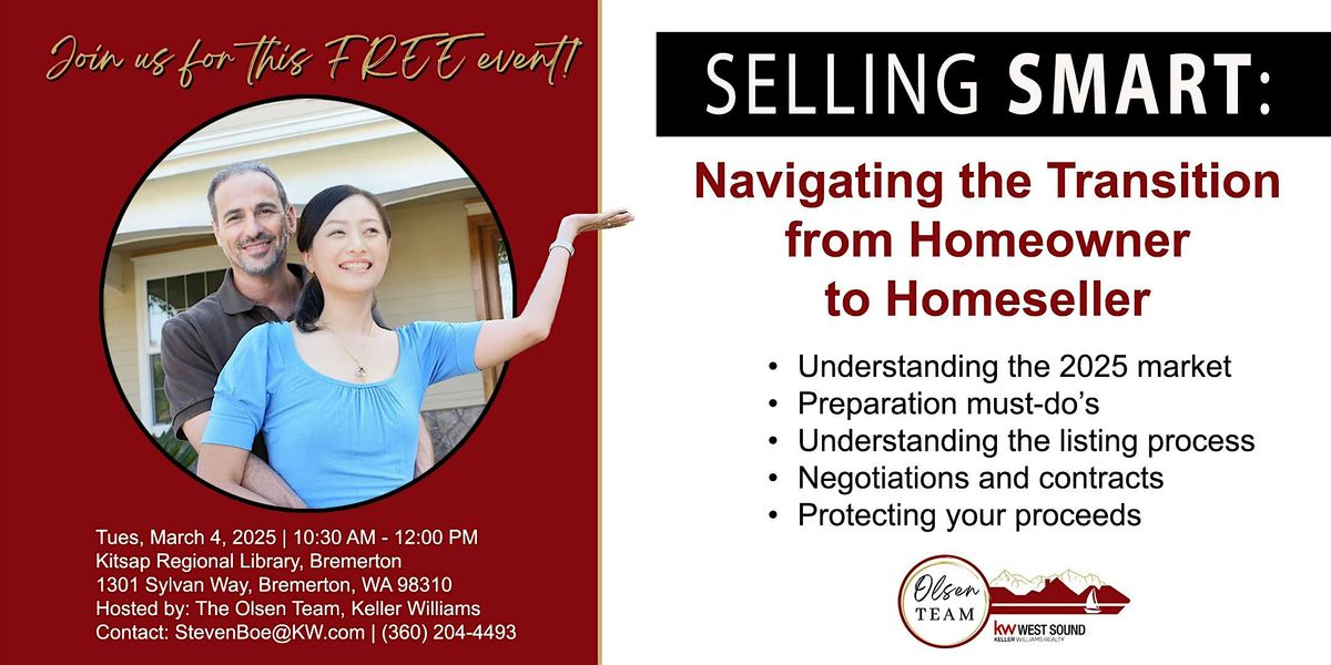 Selling Smart: Navigating the Transition from Homeowner to Homeseller!