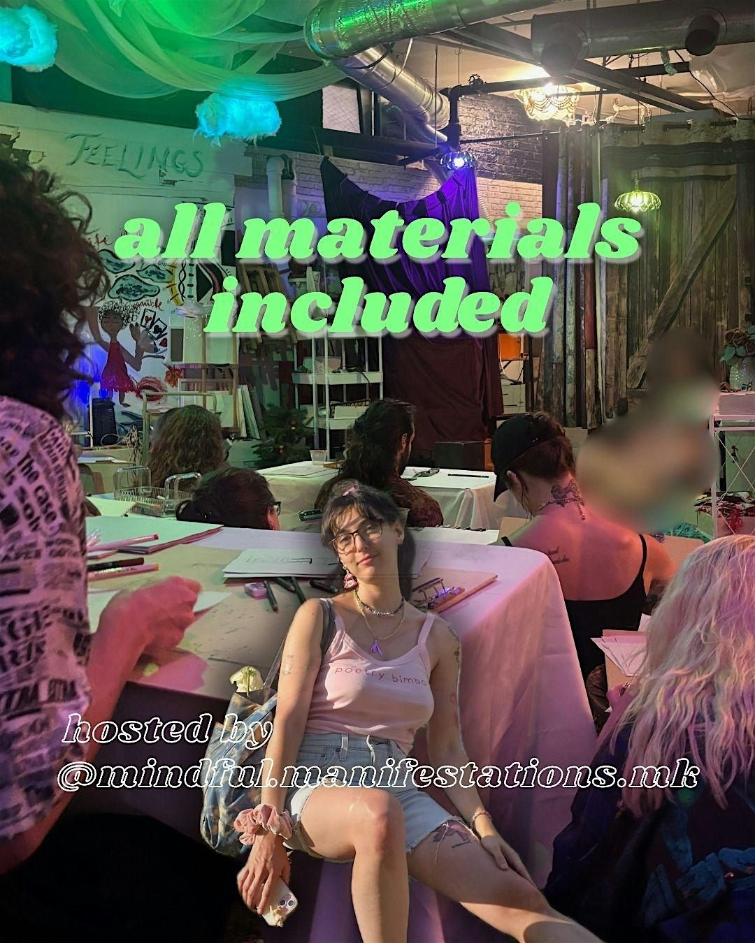 Mindful Figure Drawing - Featuring 2 Models! All Materials Provided