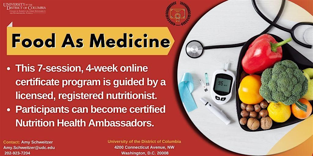 Food As Medicine - Free Online Course