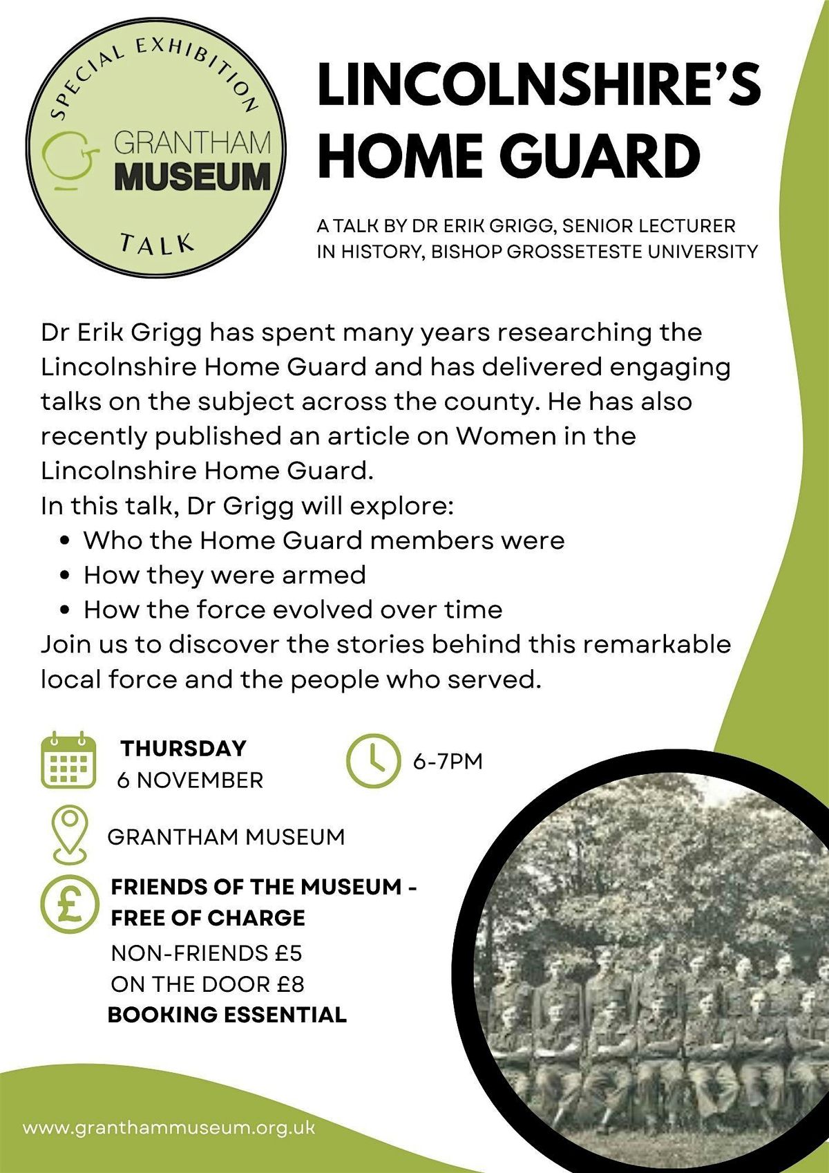 The Lincolnshire Home Guard: Then and Now