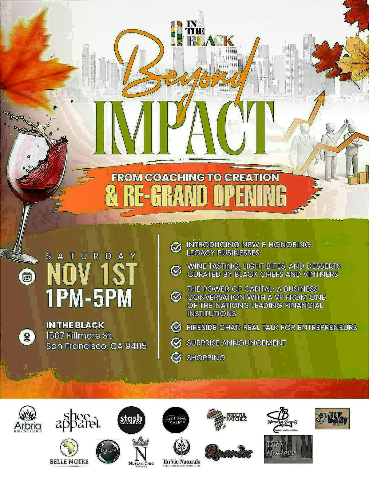 Beyond Impact From Coaching To Creation & Re-Grand Opening