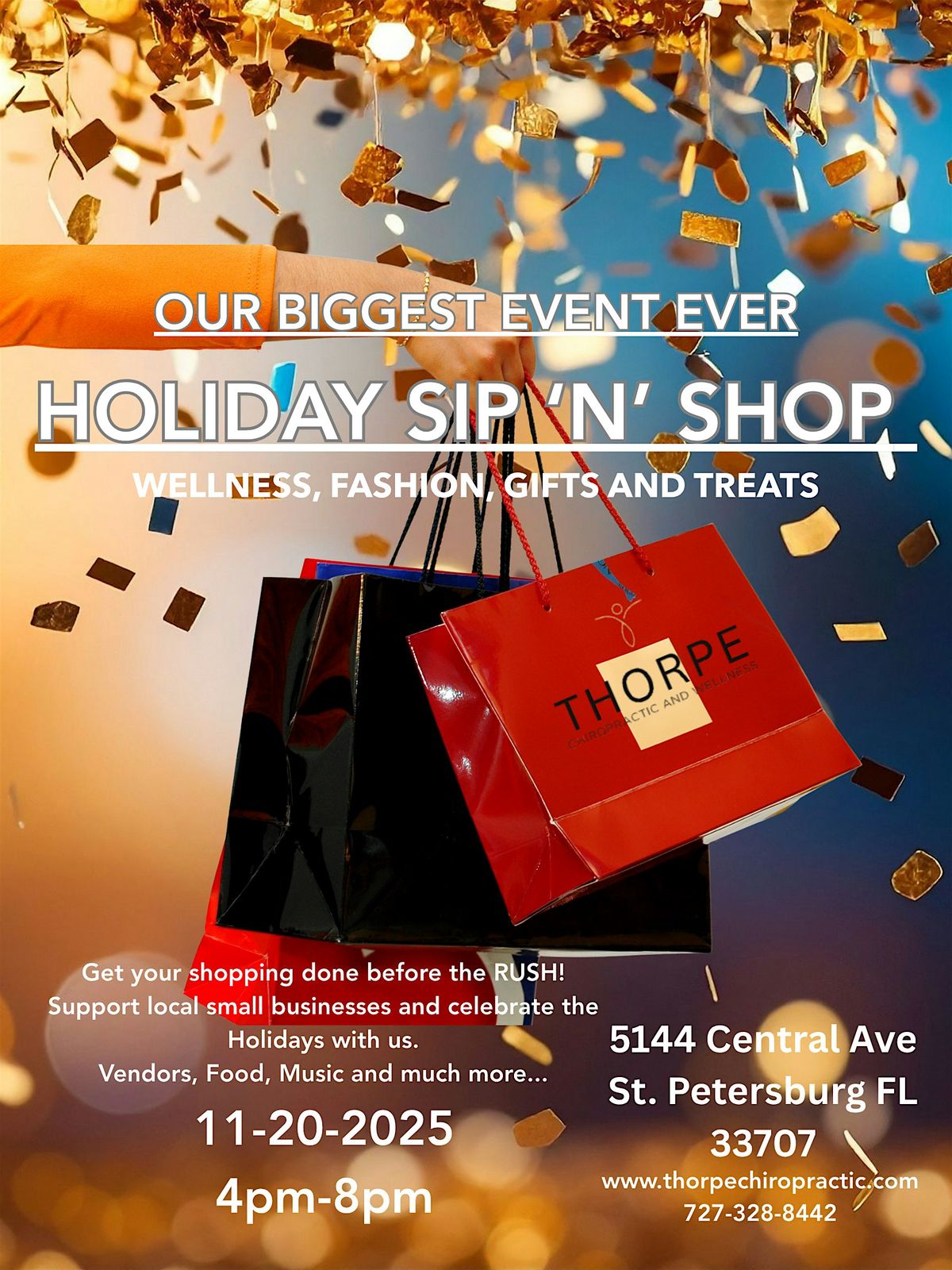 Holiday Sip 'n' Shop Market