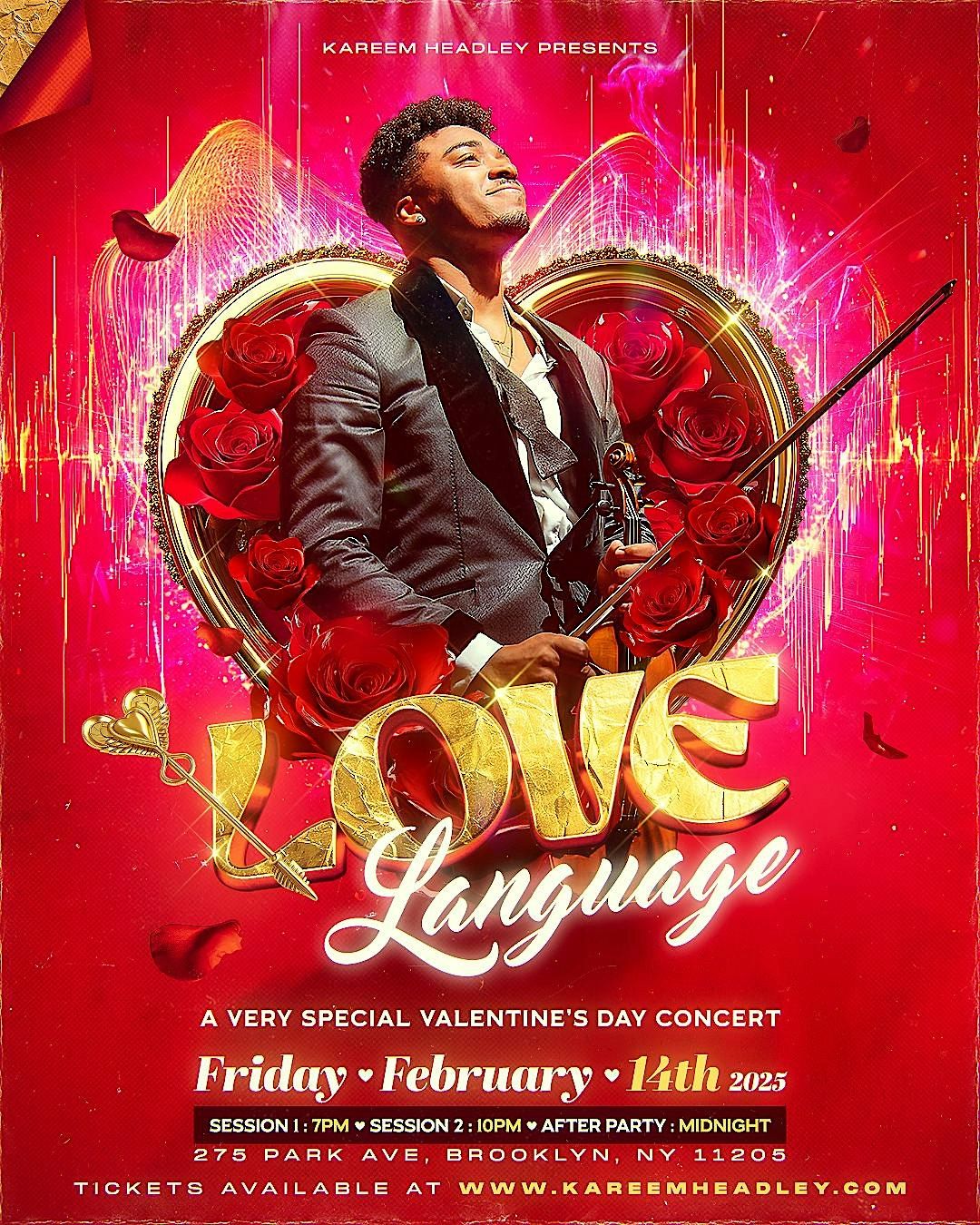 Kareem Headley Presents "Love Language, Pt. 2" Live in Concert + Afterparty