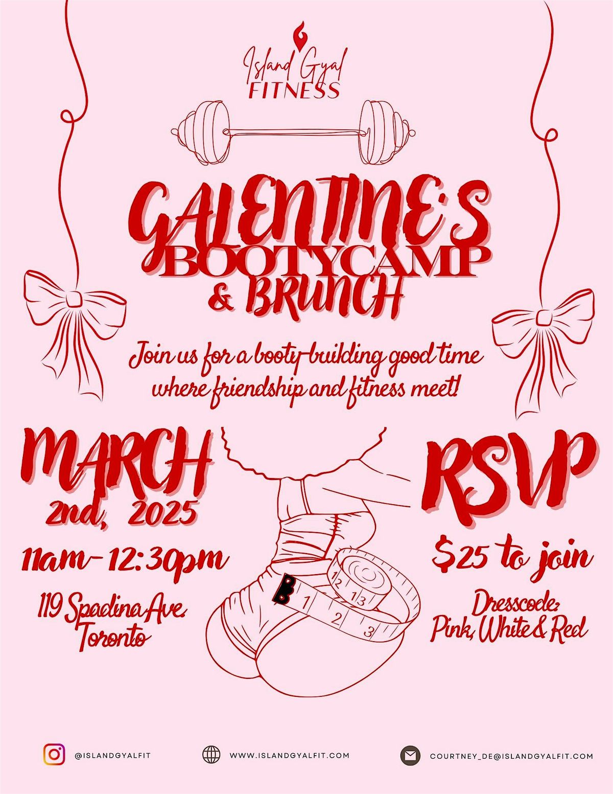 GALENTINE'S DAY BOOTYCAMP & BRUNCH