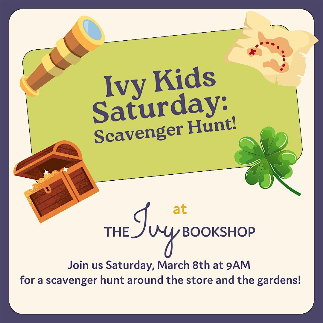 IvyKids Saturday: Scavenger hunt