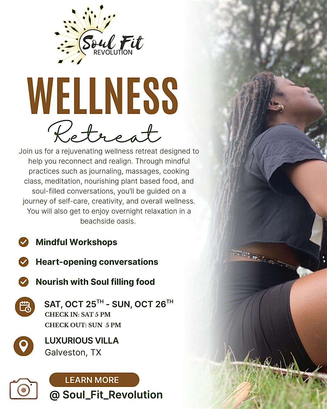 Rejuvenate, Relax, and Renew; a wellness retreat