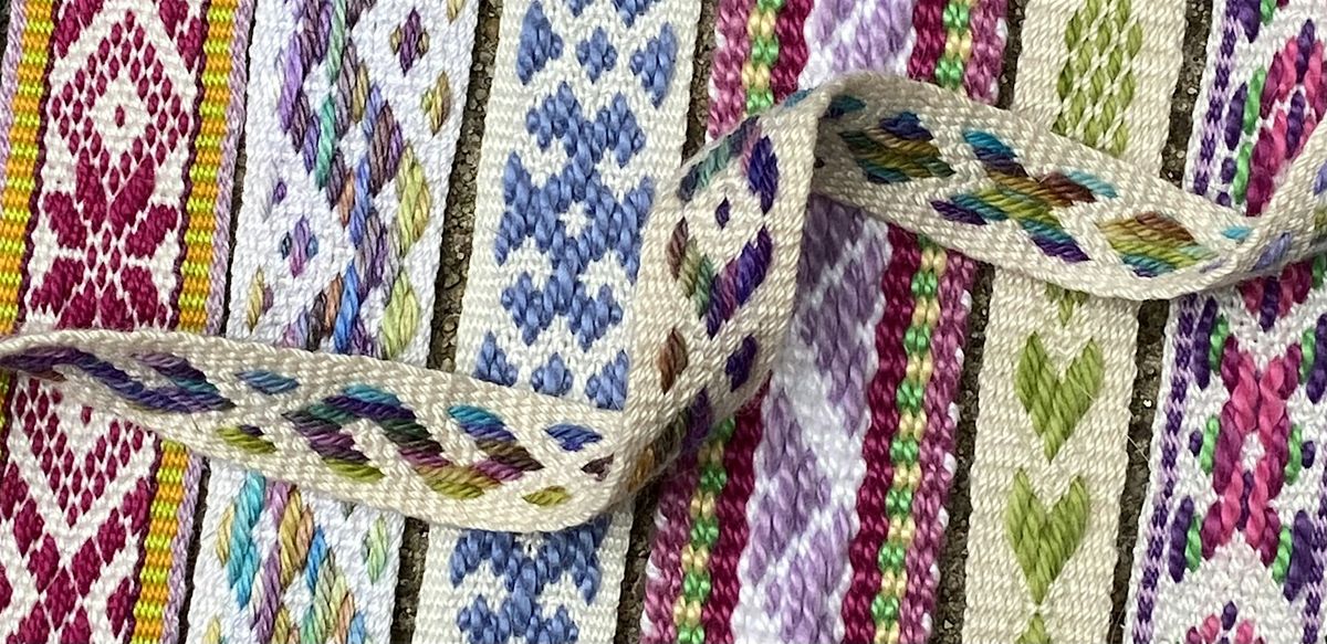Supplementary Baltic Style Warp Patterning in Band Weaving