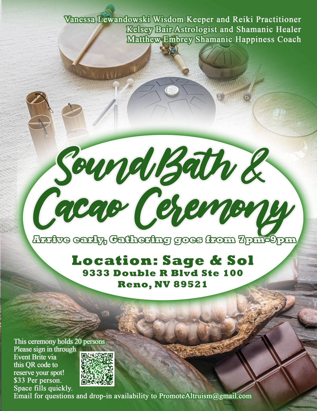 Sound Bath & Cacao Ceremony