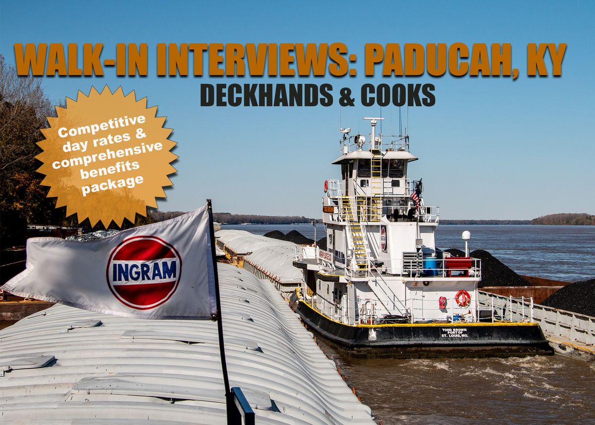 Walk-In Interviews for Deck Crew: Paducah, KY