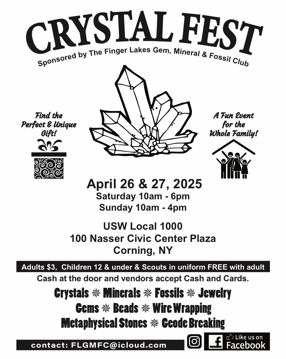 Spring Crystal Fest Gem, Mineral, Fossil & Jewelry Show