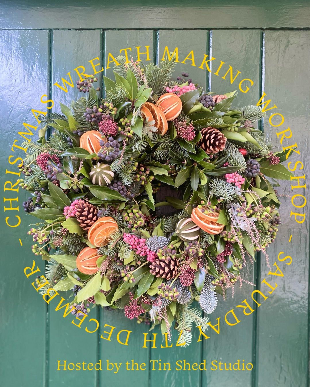 Christmas Wreath Making Workshop Owslebury 