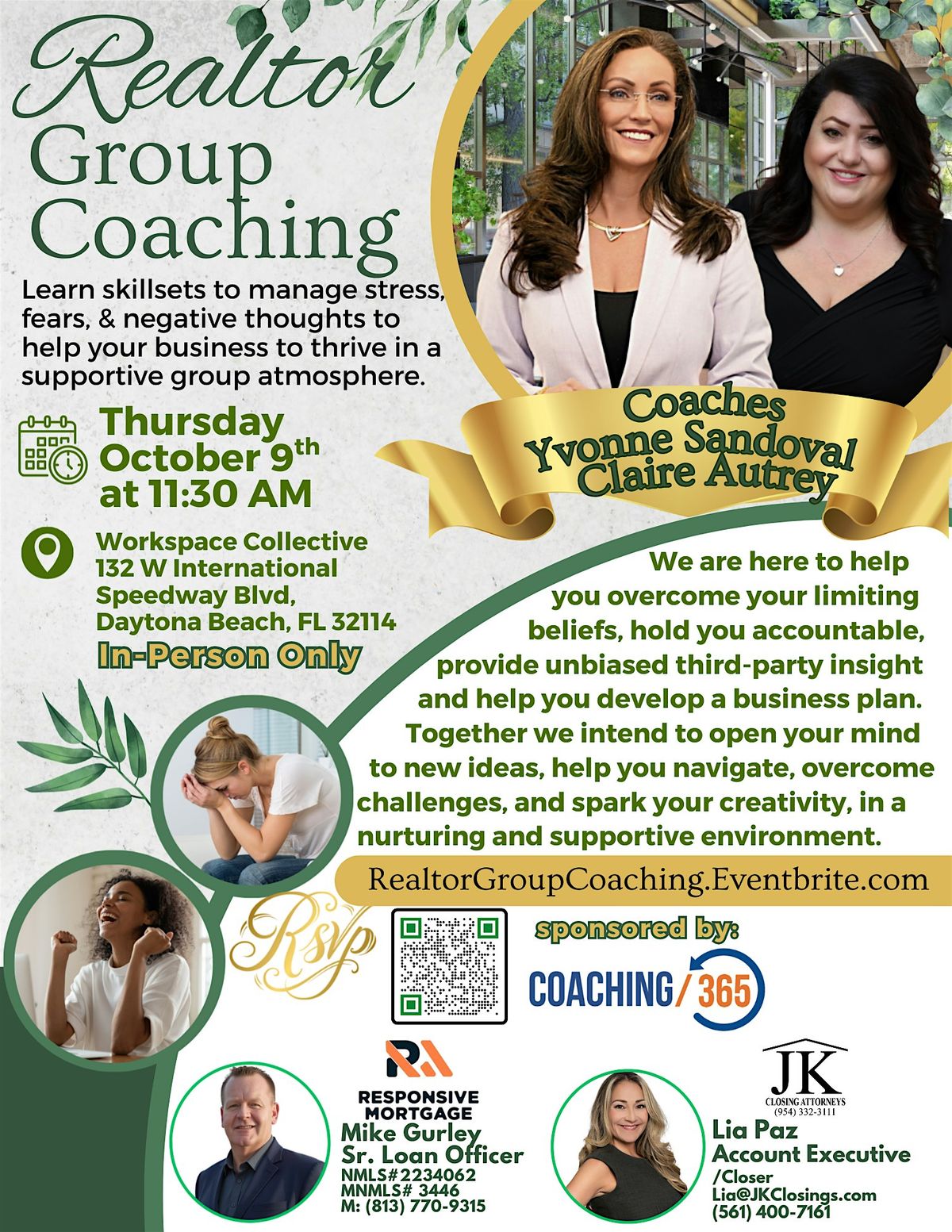 Realtor Group Coaching w\/ Coaches Claire Autrey & Yvonne Sandoval