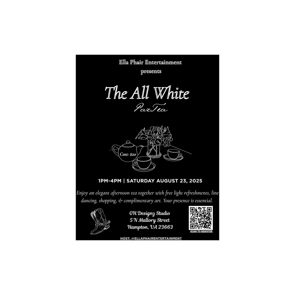 The ALL WHITE Par-Tea