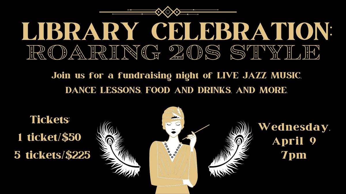 Library Celebration: Roaring 20s Style