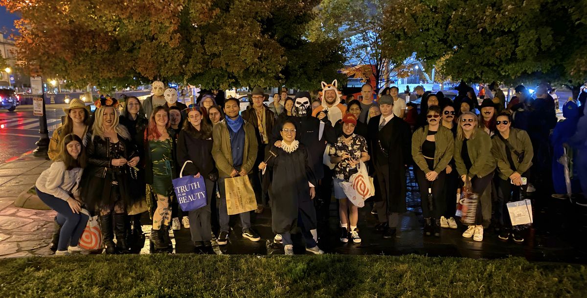 International Trick or Treating of Embassy Row
