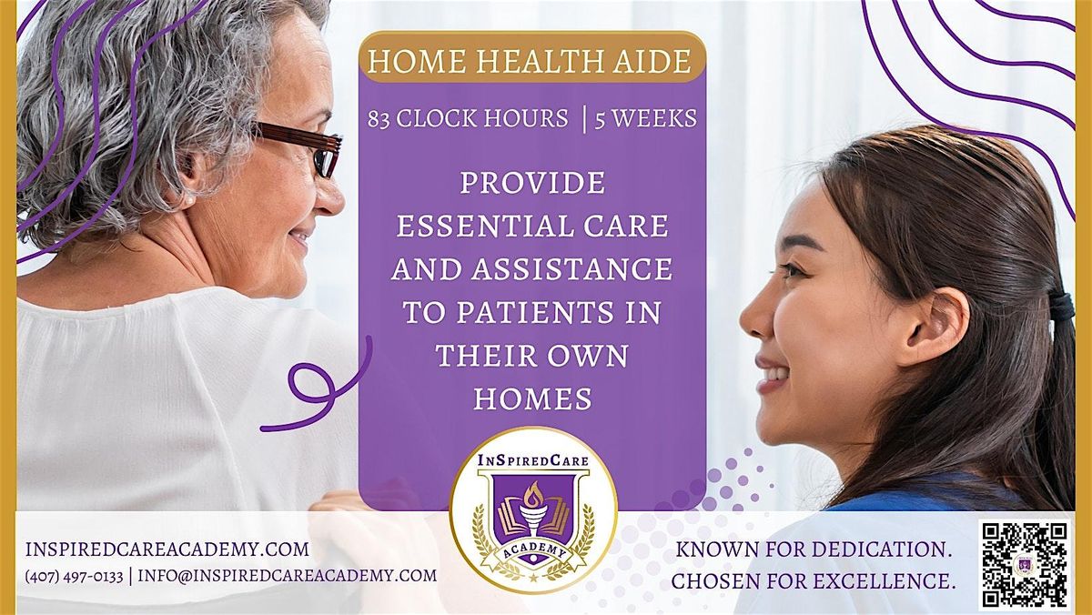 Home Health Aide Program- Get it done in 5 weeks!