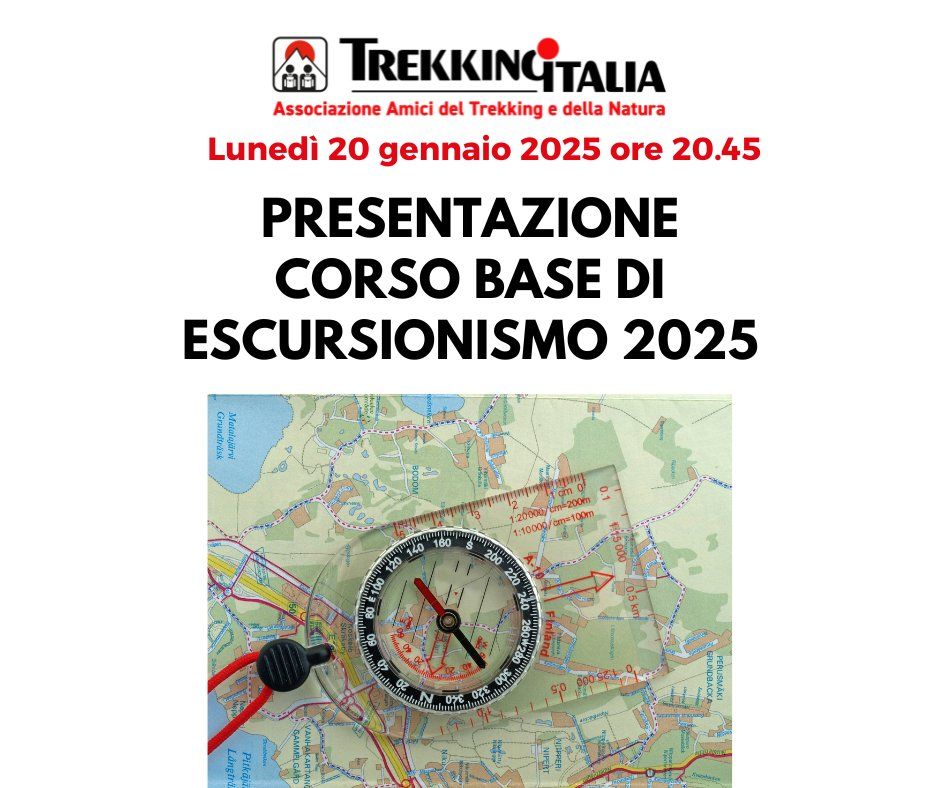 Presentazione del Corso Base di Escursionismo 2025