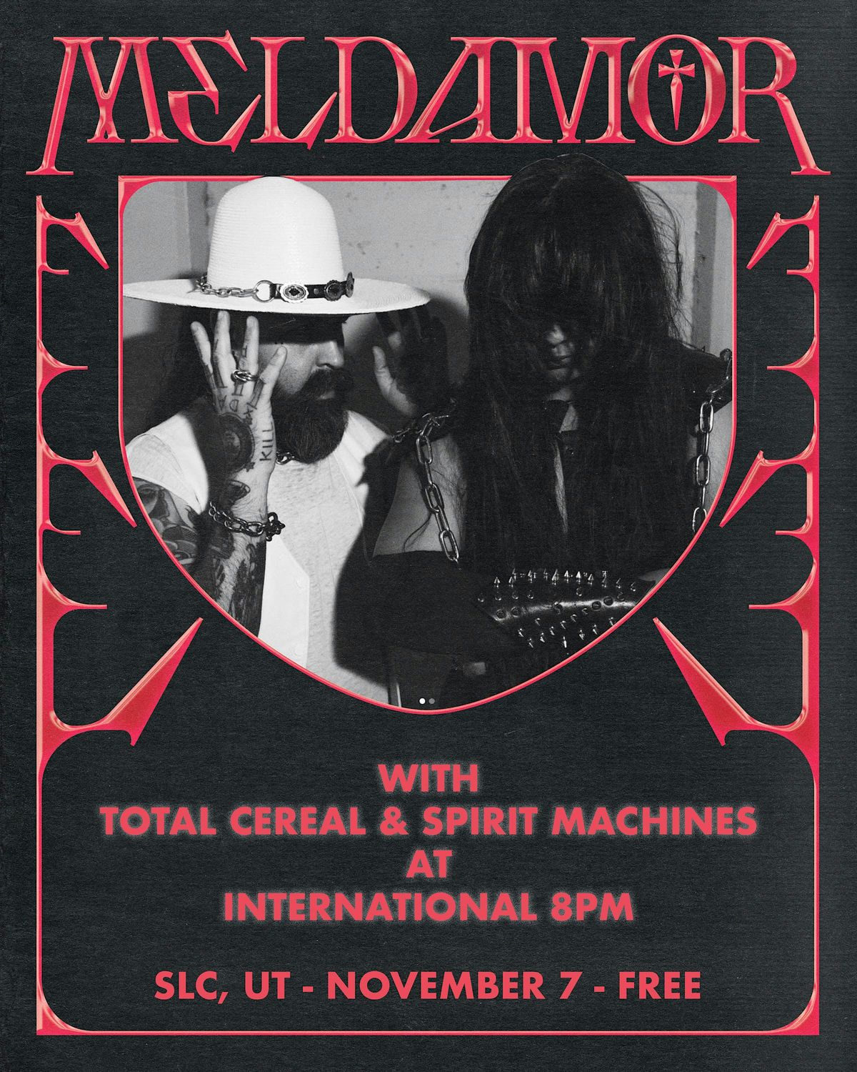 Meldamor, Total Cereal and  Spirit Machines live at International