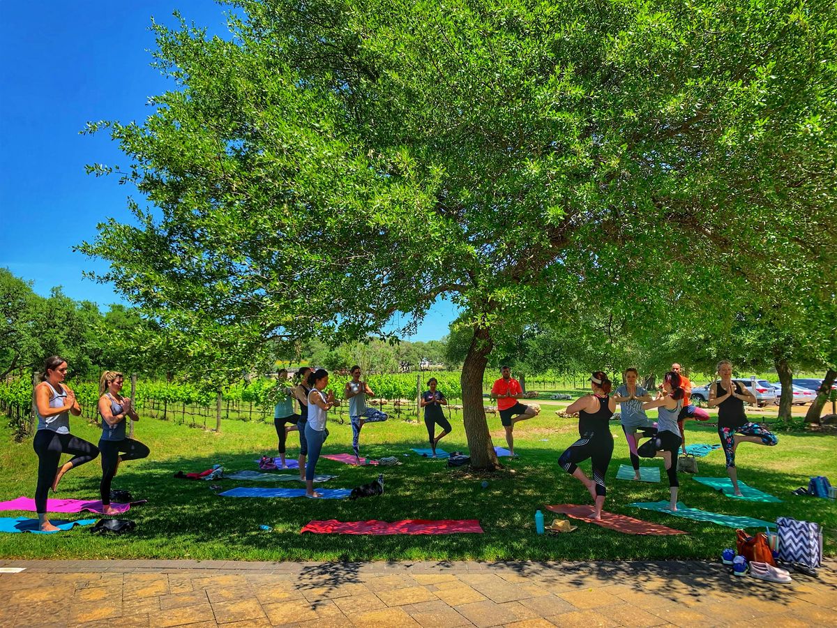 Vino Vinyasa at Fall Creek Vineyards