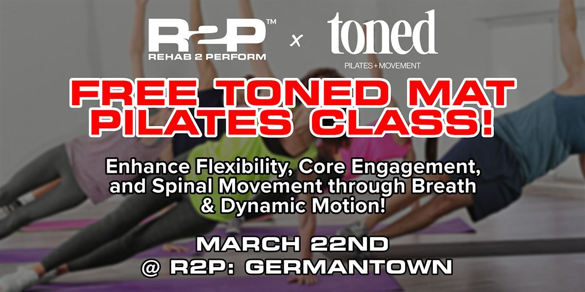 Free Toned Mat Pilates Class!