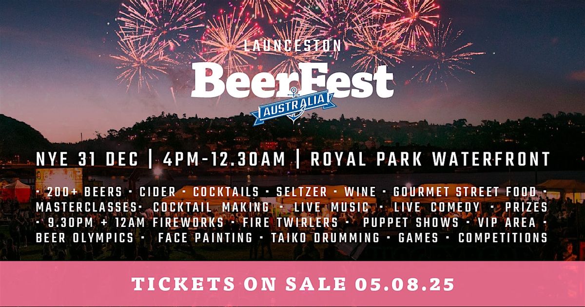 Launceston BeerFest NYE at Royal Park, Launceston