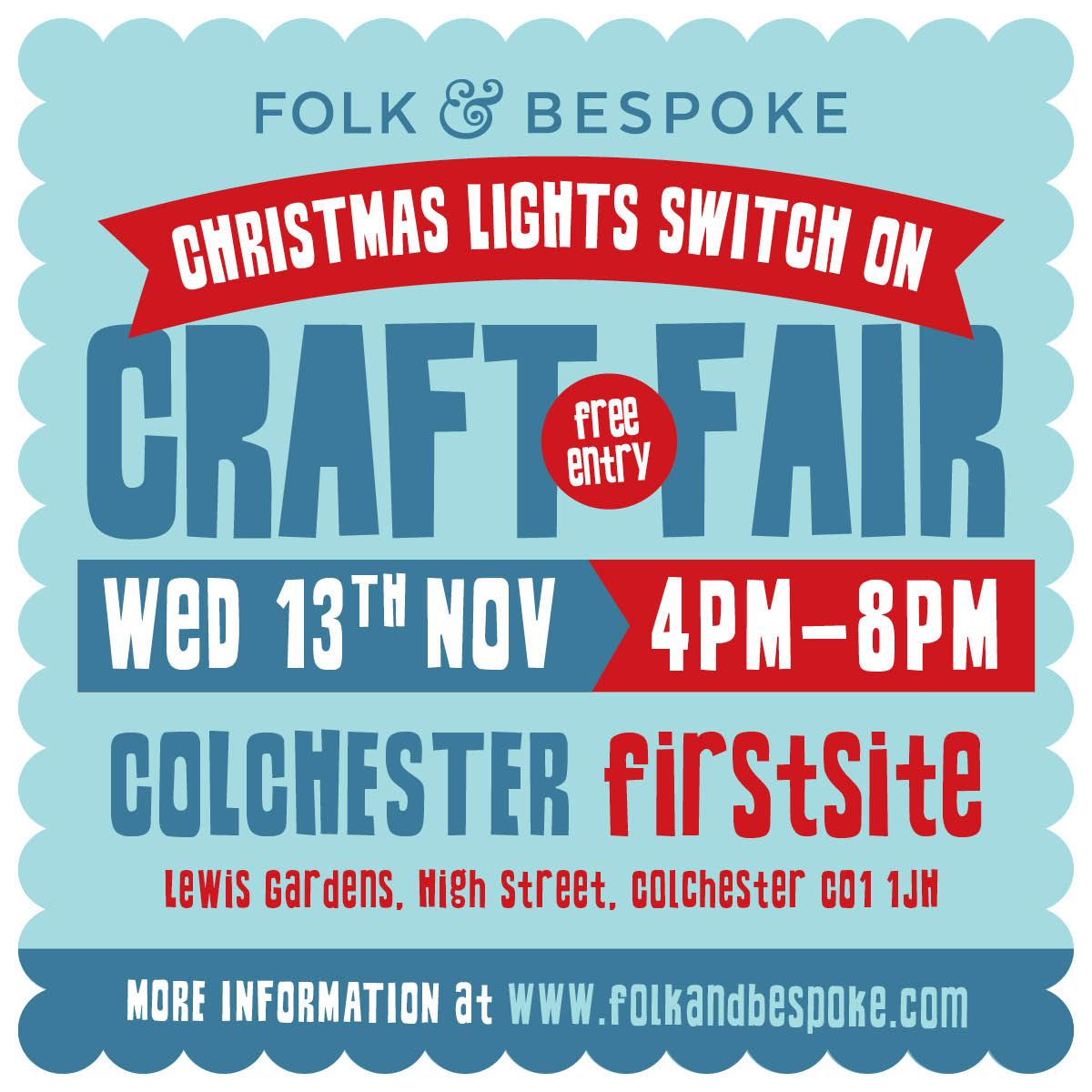 Folk & Bespoke Christmas Lights Switch on Artisan Craft Fair