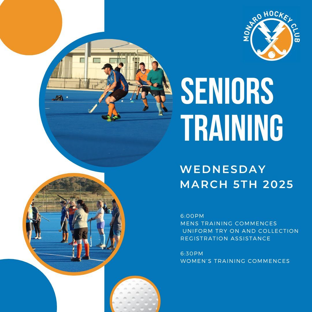 Seniors Hockey Training