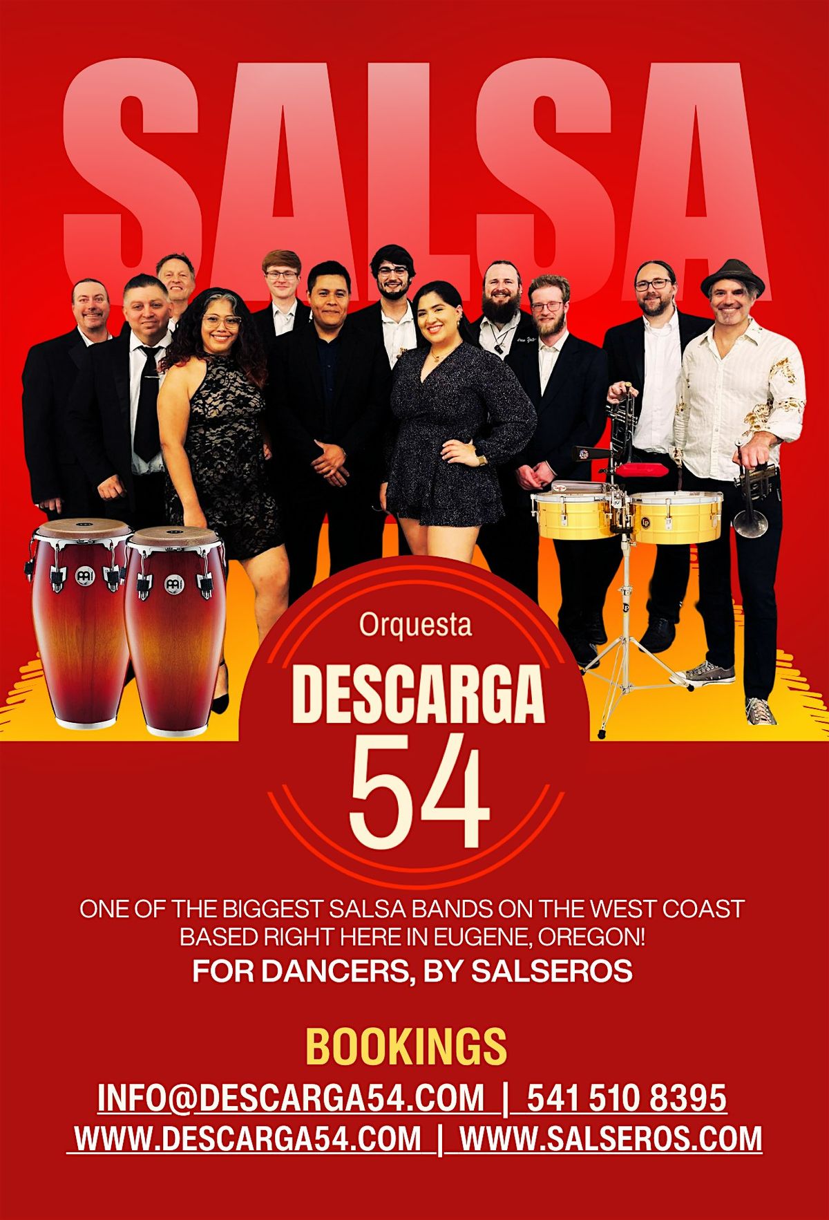 Orquesta Descarga 54 at The Vets Club Ballroom