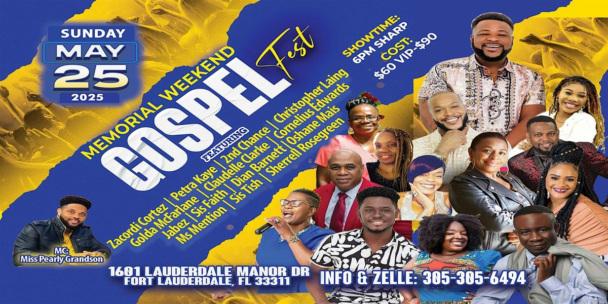 Memorial Weekend GOSPEL Fest (SUNDAY)