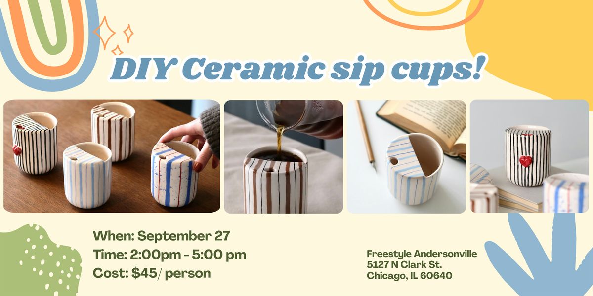 DIY Ceramic Sip Cups