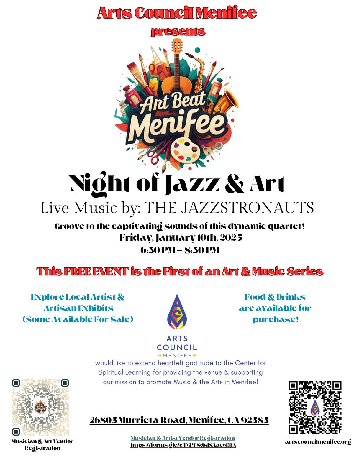 ARTBEAT MENIFEE NIGHT OF MUSIC & ART