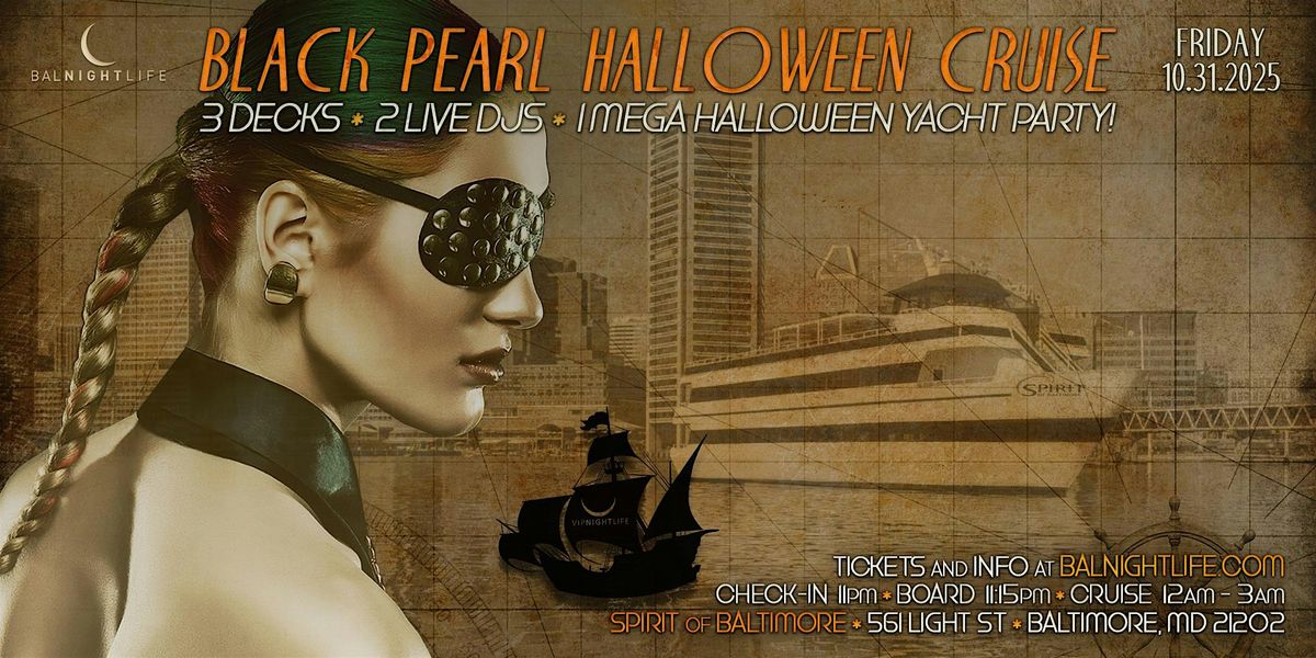 Baltimore Halloween Party Cruise | Black Pearl Yacht Party