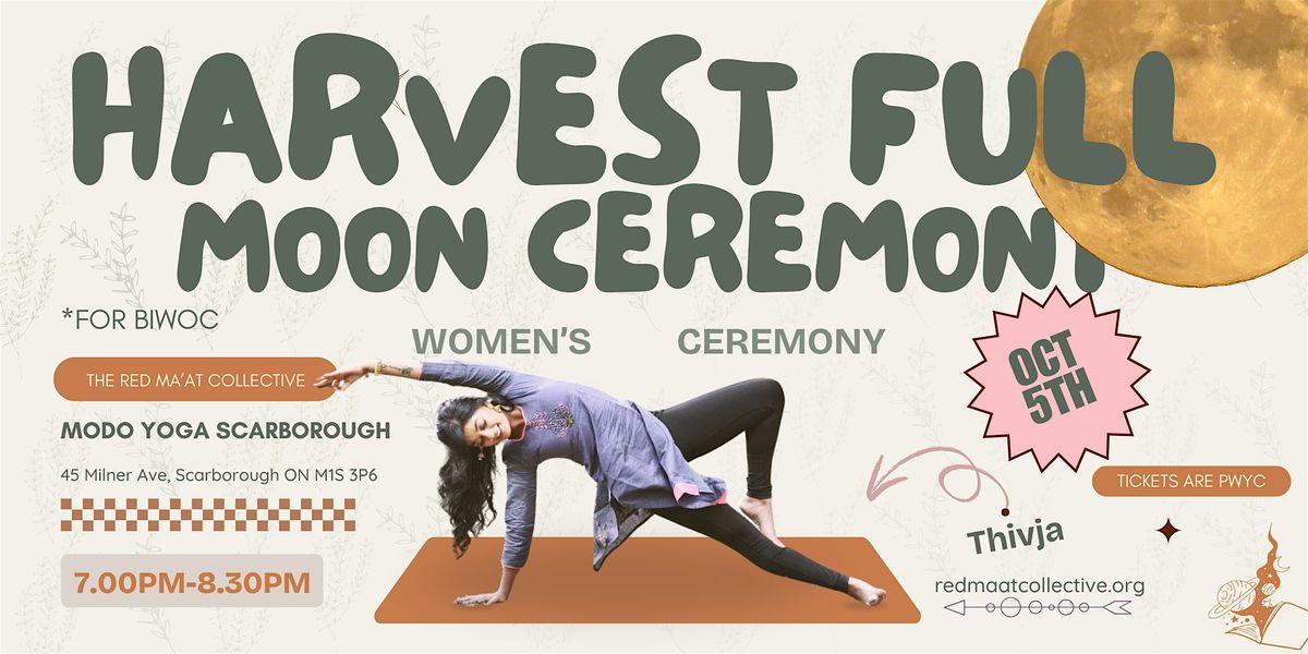 Full Moon Women's Ceremony for BI&WoC | Harvest Moon