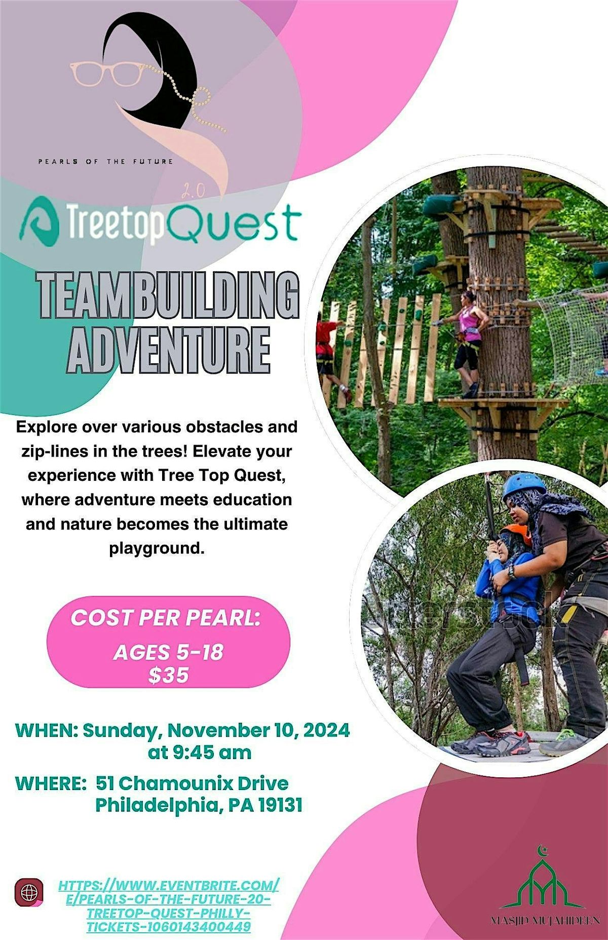 Pearls of the Future 2.0: Treetop Quest Philly