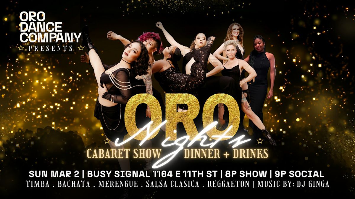 ORO Nights - Cabaret Show