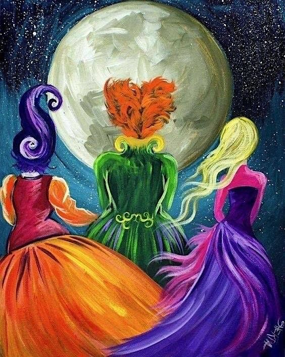 Halloween Wine & Paint Night