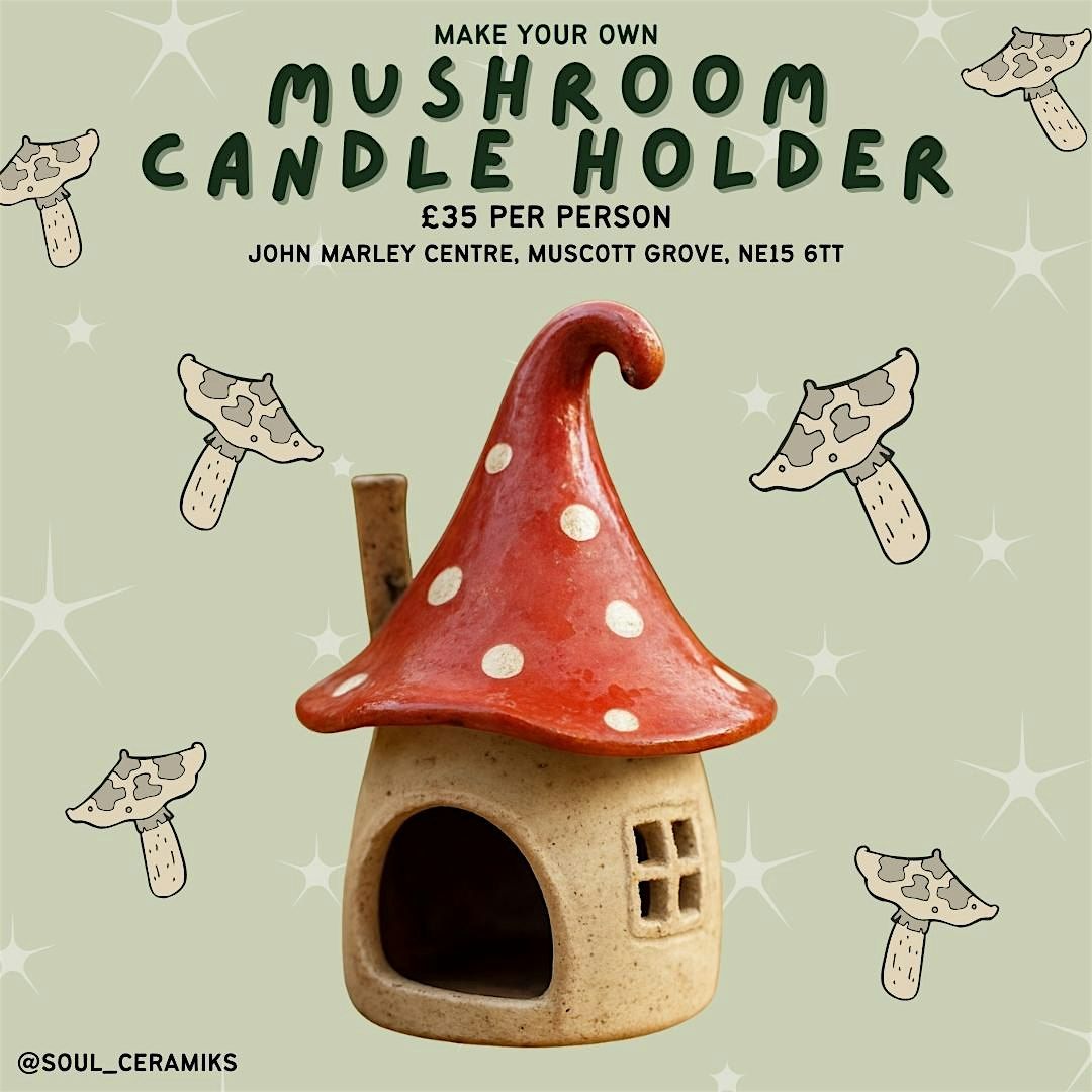 Make your own Mushroom Tealight Holder - Pottery Workshop