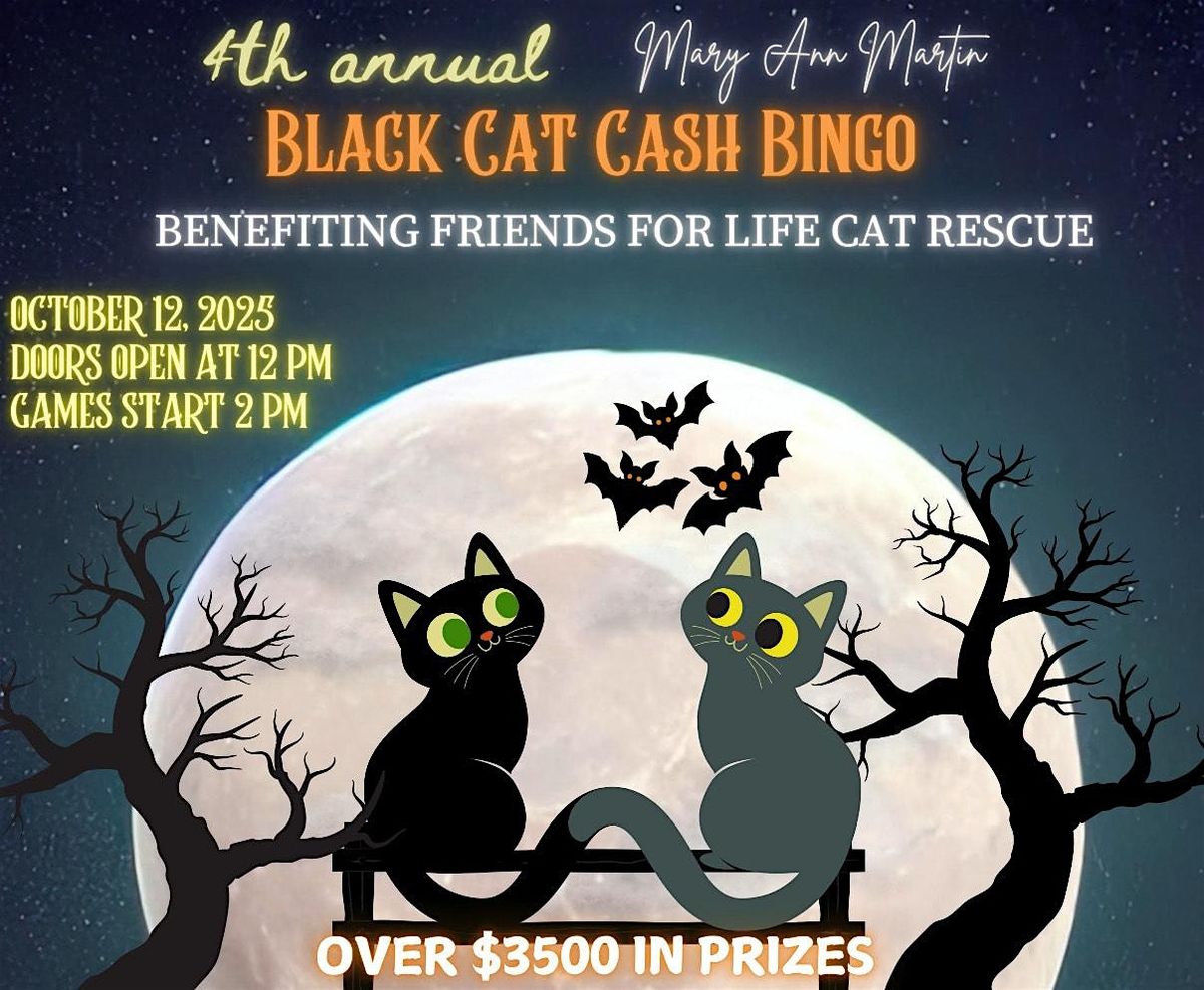 Mary Ann Martin Black Cat Cash Bingo