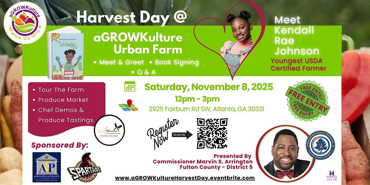 Harvest Day @ aGROWKulture Urban Farm