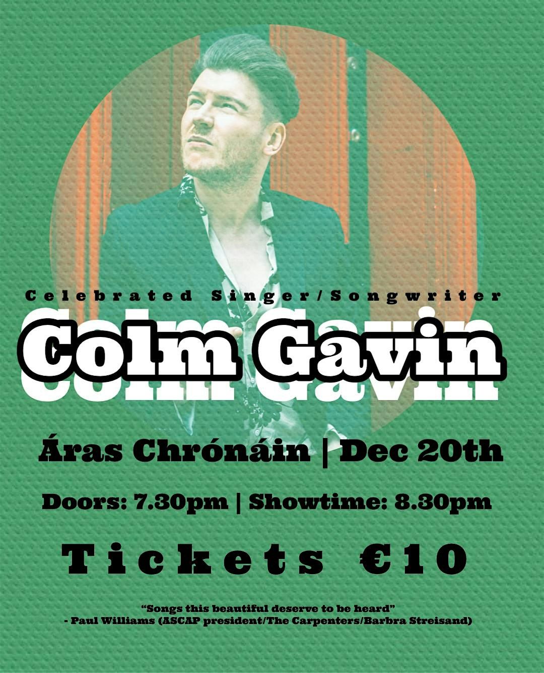 Colm Gavin | \u00c1ras Chr\u00f3n\u00e1in | Headline Show December 20th