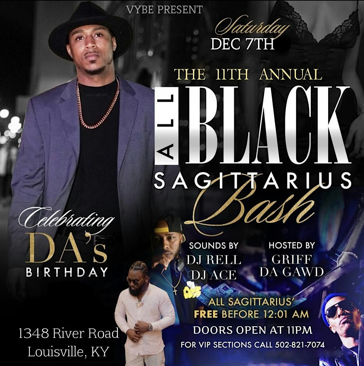 DA\u2019s All Black Sagittarius Bash