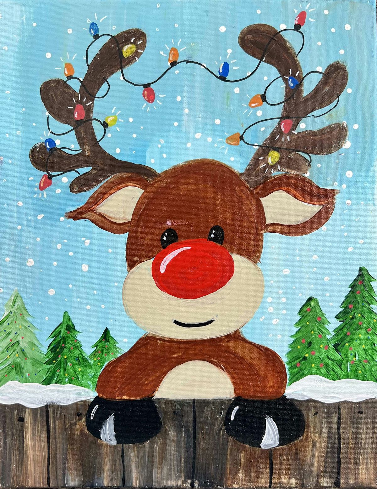 Rudolph Paint Event Night